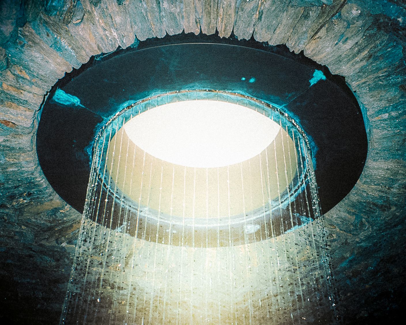 Light through cavern oculus